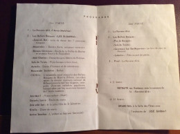 Programme 1er Festival Folklorique Comité Des Fêtes SAINT AULAYE 24 DORDOGNE 1966 Publicités Commerces - Programma's