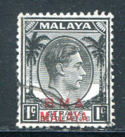 MALACCA- Administration Militaire Britannique- Y&T N°1- Oblitéré - Malaya (British Military Administration)