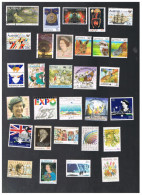 AUSTRALIA  -  LOT OF 30 DIFFERENT STAMPS -      USED° - Used Stamps