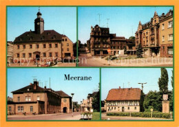 73082256 Meerane Rathaus Ernst Thaelmann Platz Bahnhof Gasthof Schwanefeld Meera - Meerane