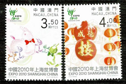 Macau, 2010, # 1753/4, MNH - Unused Stamps