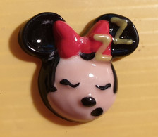 Fève - Disney émoji 2022 - Tête De Minnie Endormie - Disney