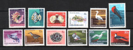 Cocos Islands 1969 Set Definitive Sealife Stamps (Michel 8/19) Nice MNH - Cocos (Keeling) Islands