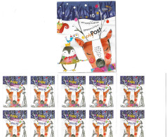 GREECE  2017   BOOKLET     SELF - ADHESIVE   STAMPS      CHRISTMAS - Blocks & Sheetlets