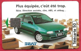 Télécarte En 1028 Seat Ibiza PSG  09 94 - 50 Einheiten