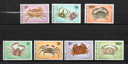 Maldives Islands 1978 Set Crabs/Sealife Stamps (Michel 780/86) Nice MNH - Malediven (1965-...)