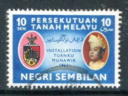 NEGRI SEMBILAN- Y&T N°72- Oblitéré - Negri Sembilan