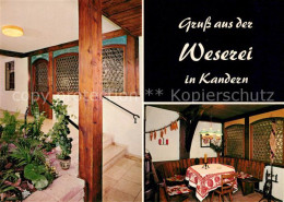 73081756 Kandern Gasthaus Zur Weserei Kandern - Kandern