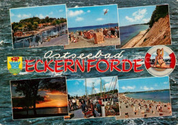 73081735 Eckernfoerde Hafen Strand Steilkueste Eckernfoerde - Eckernfoerde