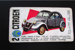 Carte De Jeux  "CHOCOLATERIE De L'UNION" - Série "Jeux Des 7 Familles AUTO" - Jouets Anciens