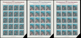 Liechtenstein 784/86 1984 Leyendas MNH - Sonstige & Ohne Zuordnung