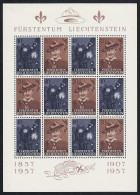 Liechtenstein 322/23 1957 Minihojita Lor Baden Powell MNH - Andere & Zonder Classificatie