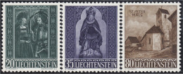 Liechtenstein 336/38 1958 Sellos De Navidad Capillas Y Santos  MNH - Autres & Non Classés