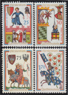 Liechtenstein 383/86 1963 Los Trovadores De Minnesinger MNH - Autres & Non Classés