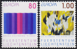 Liechtenstein 995/96 1993 Europa Arte Contemporáneo MNH - Altri & Non Classificati