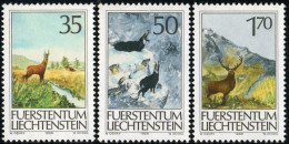 FAU3/S Liechtenstein  Nº 848/50   1986  Fauna -animales De Caza-Lujo - Otros & Sin Clasificación