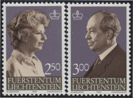 Liechtenstein 769/70 1983 Retratos De Los Príncipes MNH - Otros & Sin Clasificación