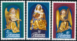 REL/S Liechtenstein 754/56  1982  Navidad Esculturas De La Catedral De Coire M - Otros & Sin Clasificación