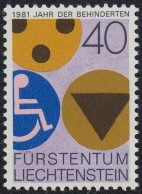 Liechtenstein 715  1981  Año Internacional De Los Discapacitados MNH - Sonstige & Ohne Zuordnung