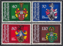 Liechtenstein 734/37 1982 Escudos Shields MNH - Otros & Sin Clasificación