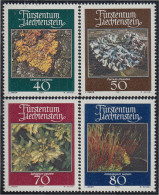 Liechtenstein 717/20 1981 Musgos Y Liquenes MNH - Otros & Sin Clasificación