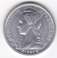 Archipel Des Comores , Republique Française 2 Francs 1964 ESSAI , En Aluminium LEC# 34, UNC - Comoros