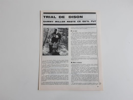 Trial De Dison - Coupure De Presse Moto De 1970 - Motor Bikes