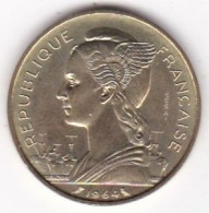 Archipel Des Comores , Republique Française 20 Francs 1964 ESSAI , En Cupro Alu Nickel, LEC# 40, UNC - Comoren