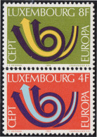 Luxemburgo 812/13 1973 Europa Bocina Postal MNH - Sonstige & Ohne Zuordnung