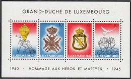 Luxemburgo HB 14 1985 40 Aniversario Del Armisticio MNH - Sonstige & Ohne Zuordnung