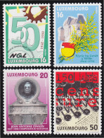 Luxemburgo 1390/93 1998 Aniversarios MNH - Other & Unclassified