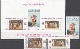 Emirates 1986, Chess, 3val +BF - Emirati Arabi Uniti