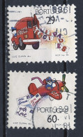 Portugal 1989 Y&T N°1753 à 1754 - Michel N°1775 à 1776 (o) - Timbre De Vœux - Gebraucht