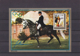 Olympics 1988 - Equestrian - BOLIVIA - S/S MNH - Summer 1988: Seoul