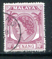 PENANG- Y&T N°29- Oblitéré - Penang