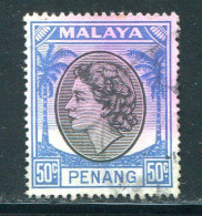 PENANG- Y&T N°34- Oblitéré - Penang