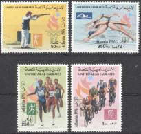 Emirates 1996, Olympic Games In Atlanta, Shooting, Swimming, Athletic, Cycling, 4val - Schwimmen