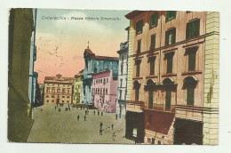 CIVITAVECCHIA - PIAZZA VITT. EMANUELE 1931 VIAGGIATA FP - Civitavecchia