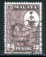 PENANG- Y&T N°54- Oblitéré - Penang