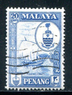 PENANG- Y&T N°55- Oblitéré - Penang