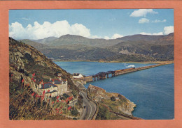 BARMOUTH - R-U - PAYS DE GALLE - GWYNEDD - BRIDGE AND CADER IDRIS - TRAIN - ECRITE - Gwynedd