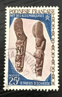 Timbre Oblitéré Polynésie Française 1968 Y&t N° 56 - Usados