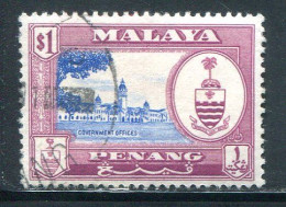 PENANG- Y&T N°57- Oblitéré - Penang