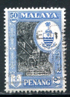 PENANG- Y&T N°56- Oblitéré - Penang