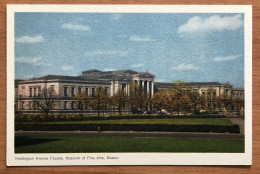 USA - Huntington Avenue Façade, Museum Of Fine Arts, Boston (c150) - Boston