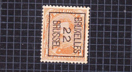 Albert I.1c:nr 135(*) Zonder Gom, Voorafstempeling:Bruxelles 22 Brussel. - Typo Precancels 1922-26 (Albert I)