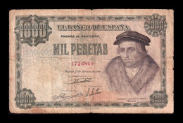 España Spain 1000 Pesetas Luis Vives 1946 Pick 133 Sin Serie Bc F - 1000 Peseten