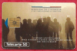 Télécarte En 1008 CRS 50ème Anniversaire 07 94 - 50 Einheiten