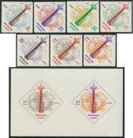 VAR2 Haití 493/96 + A 258/60 + HB 20 1962   MNH - Haïti