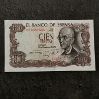 BILLET CIRCULE 100 PESETAS 1970 / BANKNOTE - 100 Pesetas